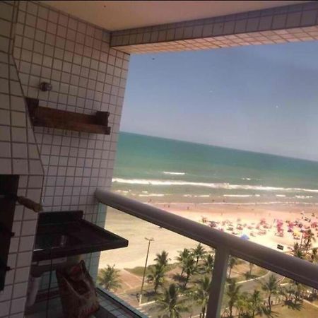 Apto Varanda Gourmet Frente Ao Mar Praia Grande (Santos) Bagian luar foto