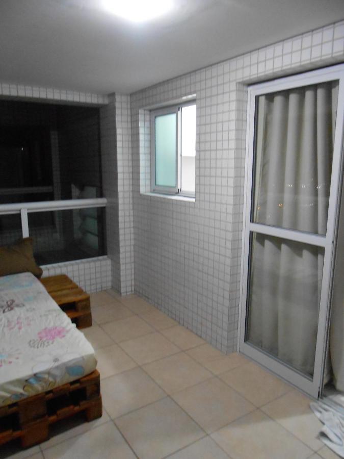 Apto Varanda Gourmet Frente Ao Mar Praia Grande (Santos) Bagian luar foto