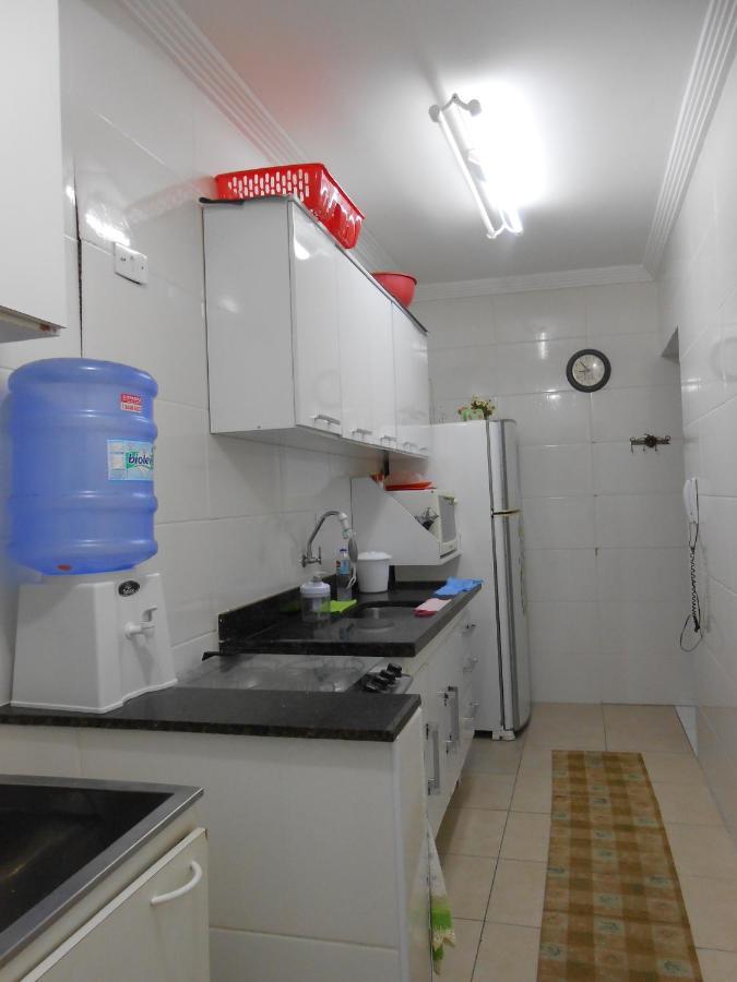 Apto Varanda Gourmet Frente Ao Mar Praia Grande (Santos) Bagian luar foto