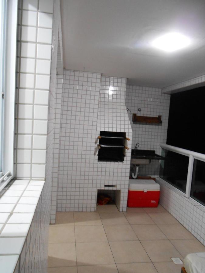 Apto Varanda Gourmet Frente Ao Mar Praia Grande (Santos) Bagian luar foto